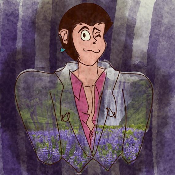 Water Blooms Lupines