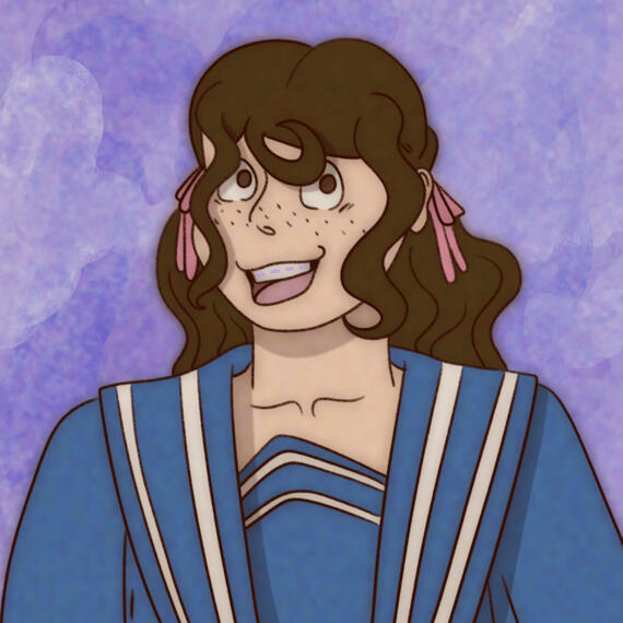 Girl in School Uniform